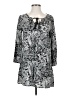 Glamorous 100% Rayon Gray 3/4 Sleeve Blouse Size S - photo 1