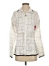 Reebok X CrossFit 100% Polyester Graphic White Jacket Size XS - photo 1