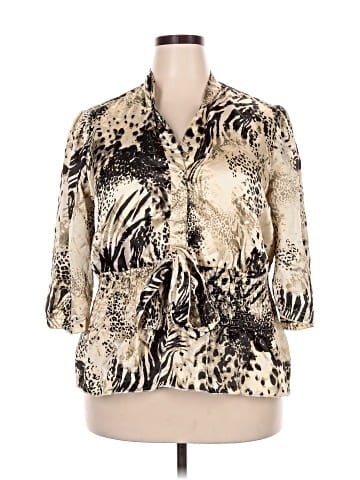 Bonnie Evans 3/4 Sleeve Blouse (view 1)