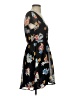Express Outlet 100% Polyester Print Black Casual Dress Size S - photo 4
