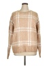 Ann Taylor LOFT Outlet Plaid Tan Pullover Sweater Size XL - photo 1