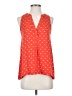 Joie Orange Sleeveless Silk Top Size XS - photo 1