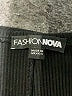 Fashion Nova Solid Black Jumpsuit Size XS - photo 4