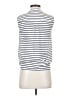 Joie Stripes White Sleeveless Button-Down Shirt Size XS - photo 2