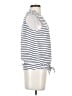 Joie Stripes White Sleeveless Button-Down Shirt Size XS - photo 4