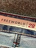 Free World Blue Jeans Size 28 waist - photo 7