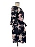 Unbranded 100% Polyester Floral Black Casual Dress Size M - photo 4