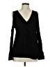 Just Fab 100% Rayon Black Long Sleeve Blouse Size M - photo 1