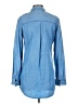 Lulus 100% Tencel Blue Long Sleeve Button-Down Shirt Size XS - photo 2