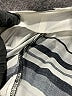 Lavender Brown Stripes Ivory Jumpsuit Size S - photo 4