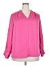 Unbranded Pink Long Sleeve Blouse Size 2X - photo 1