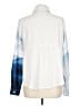 Unbranded 100% Polyester Color Block Blue Long Sleeve Blouse Size L - photo 2
