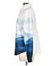 Unbranded 100% Polyester Color Block Blue Long Sleeve Blouse Size L - photo 5