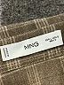 MNG Plaid Brown Jacket Size 8 - photo 6
