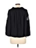 Mustard Seed 100% Polyester Black 3/4 Sleeve Blouse Size M - photo 2