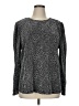 Hayden Silver Long Sleeve Top Size 1X - photo 1