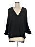 Unbranded Black 3/4 Sleeve Blouse Size M - photo 1