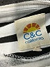 C&C California Stripes White Pullover Sweater Size M - photo 7