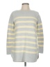 J.Jill Stripes Gray Pullover Sweater Size M - photo 1