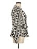 CAbi 100% Polyester Animal Print Ivory Long Sleeve Blouse Size M - photo 4