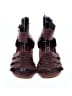 ELF Solid Burgundy Brown Sandals Size 6 1/2 - photo 2