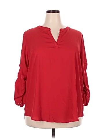 Ava James 3/4 Sleeve Blouse (view 1)