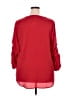 Ava James 100% Polyester Red 3/4 Sleeve Blouse Size 2X - photo 2