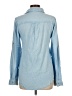 Sim & Sam 100% Rayon Blue Long Sleeve Button-Down Shirt Size L - photo 2