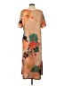 Unbranded Tan Orange Casual Dress Size S - photo 2