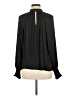Gap 100% Polyester Black Long Sleeve Blouse Size M - photo 2