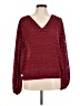 Entro 100% Polyester Burgundy Long Sleeve Top Size M - photo 1