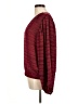 Entro 100% Polyester Burgundy Long Sleeve Top Size M - photo 5
