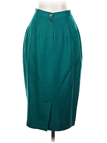 Carmen Marc Valvo Silk Skirt (view 2)