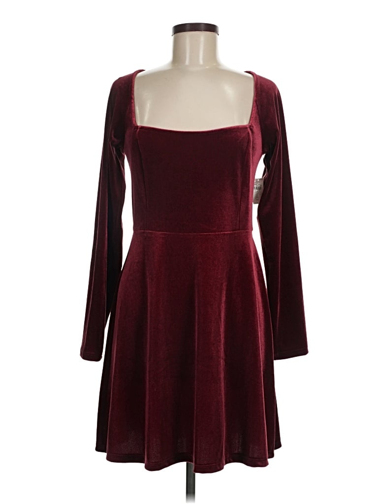 Old Navy Cocktail Dress In Burgundy