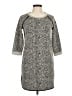 Next Tweed Gray Casual Dress Size 8 - photo 1