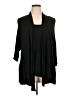 Saint Tropez West Black Kimono Size 1X - photo 1