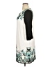 H&M 100% Polyester Tropical White Casual Dress Size 14 - photo 5