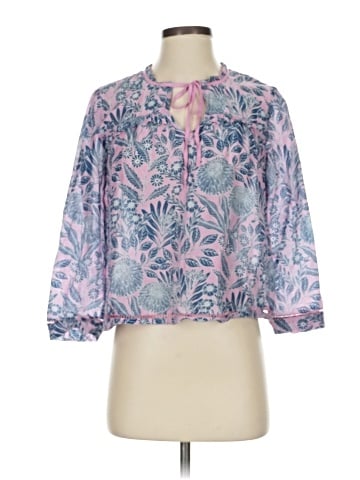 J.Crew x Abigail Borg 3/4 Sleeve Blouse (view 1)