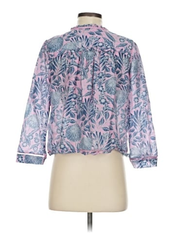 J.Crew x Abigail Borg 3/4 Sleeve Blouse (view 2)