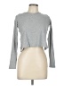 Unbranded Gray Ivory Long Sleeve Top Size L - photo 1