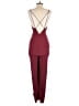Luxxel Burgundy Jumpsuit Size S - photo 2