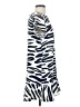 The Fifth 100% Polyester Animal Print Blue Casual Dress Size S - photo 4
