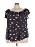 Torrid Blue Short Sleeve T-Shirt Size 3X Plus (3) - photo 1