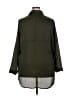 Unbranded Solid Green 3/4 Sleeve Button-Down Shirt Size XXL - photo 2
