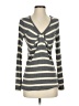 Red 23 Gray Long Sleeve Henley Size S - photo 1