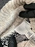 H&M Chevron-herringbone Silver Pullover Sweater Size XS - photo 7