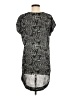 H&M 100% Polyester Silver Short Sleeve Top Size 6 - photo 2