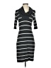 Express Design Studio Stripes Gray Casual Dress Size S - photo 1