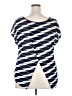 Lane Bryant Blue Short Sleeve Top Size 18 - 20 Plus - photo 2