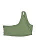 Unbranded Solid Green Swimsuit Top Size M - photo 2